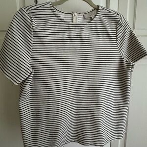 Striped Short Sleeve Top
